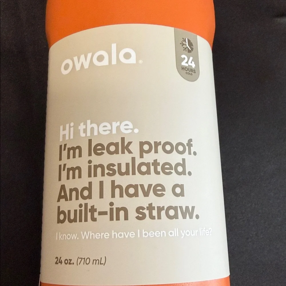 Owala 24oz Insulated Stainless Steel Free Sip Spout Water Bottle - Sand Storm - Picture 2 of 12